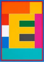 Dazzle Letter E by Sir Peter Blake